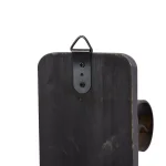 LITTON LANE 36 in. Scrolled Wrought Iron Wall Sconce Candle Holder with Glass Hurricane, Deep Bronze thumbnail 7