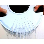 Cook Pro 4.5 Qt. Salad Spinner with High-Speed Crank Handle and Clip Lock Straining Lid, White thumbnail 3
