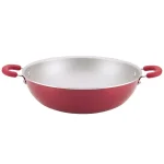 Rachael Ray Create Delicious 14.25-Inch Aluminum Nonstick Wok, Red Shimmer thumbnail 1