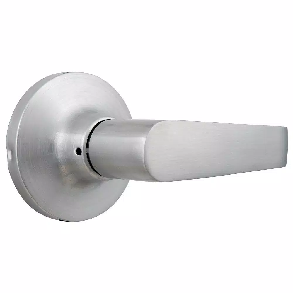 Universal Hardware Commercial Satin Chrome Standard Duty Storeroom Door Lever, ANSI Grade 2