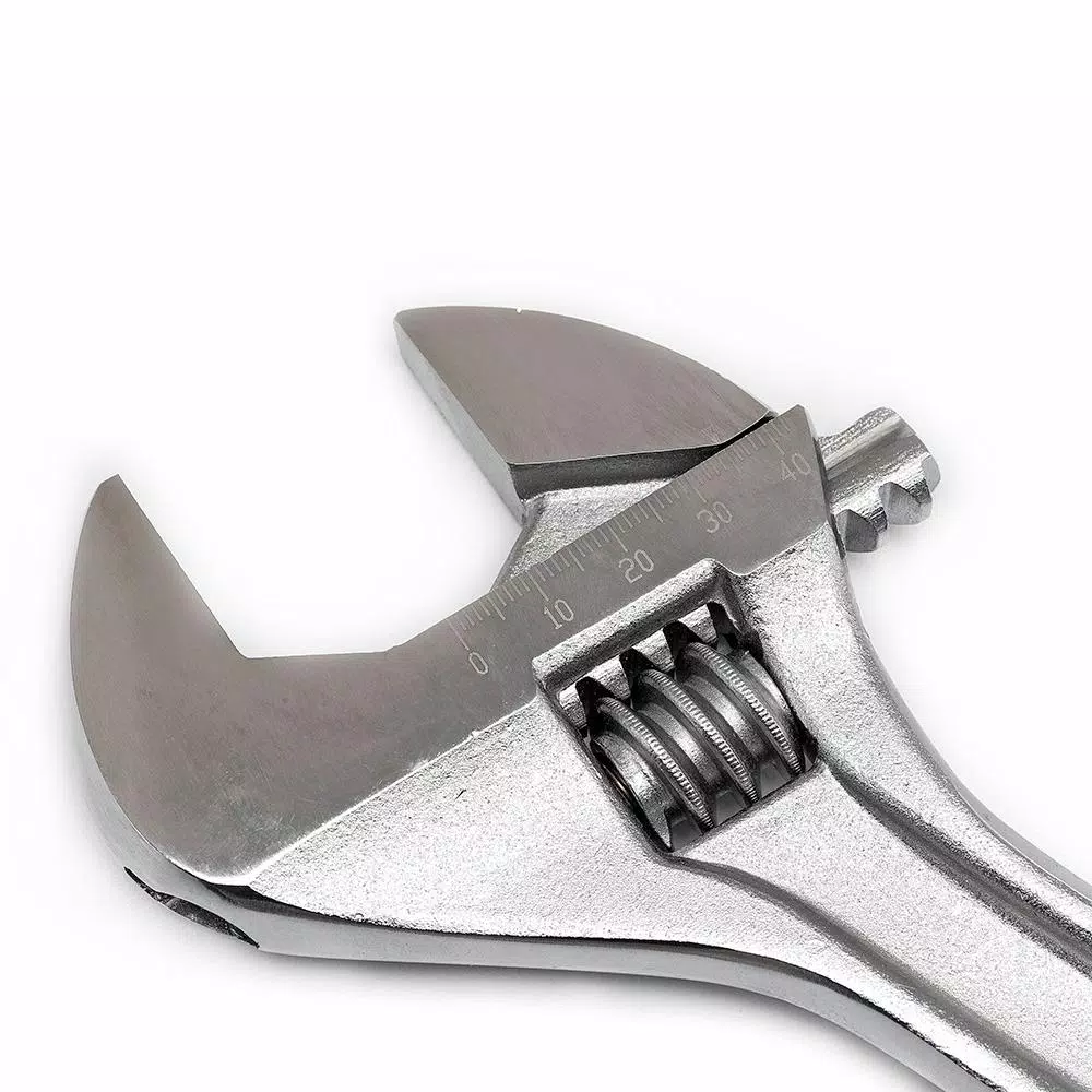 Crescent 12 in. Adjustable Wrench with Hex Jaw Design and Chrome Finish