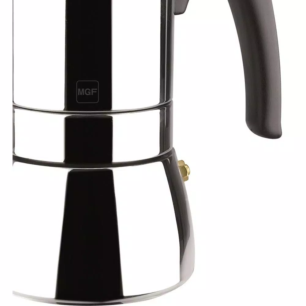 Magefesa Genova 6-Cup Stainless Steel Stovetop Espresso Coffee Maker
