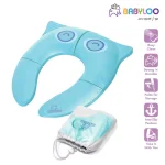 Babyloo Blue Owl Folding Toilet Seat with Travel Bag for Toddlers thumbnail 6