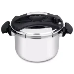 Barton 6 Qt. Stainless Steel Stove Top Pressure Cooker, Induction Compatible with Easy-Lock Lid thumbnail 1