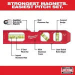 Milwaukee 7 in. Billet Torpedo Level and 25 ft. Compact Tape Measure Set thumbnail 2