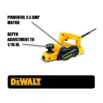 DEWALT 3-1/4 in. Portable Corded Hand Planer, 5.5 Amp thumbnail 2