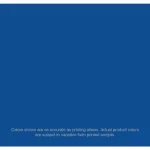 Toter Slimline 23 Gallon Blue Rectangular Open Top Recycling Bin Lid thumbnail 3