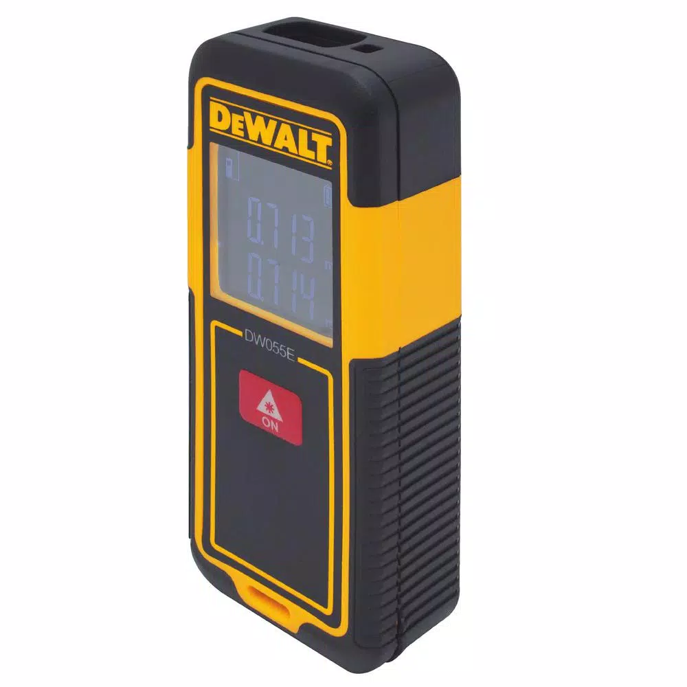 DEWALT DW055E Laser Distance Measurer, 55 ft. Range