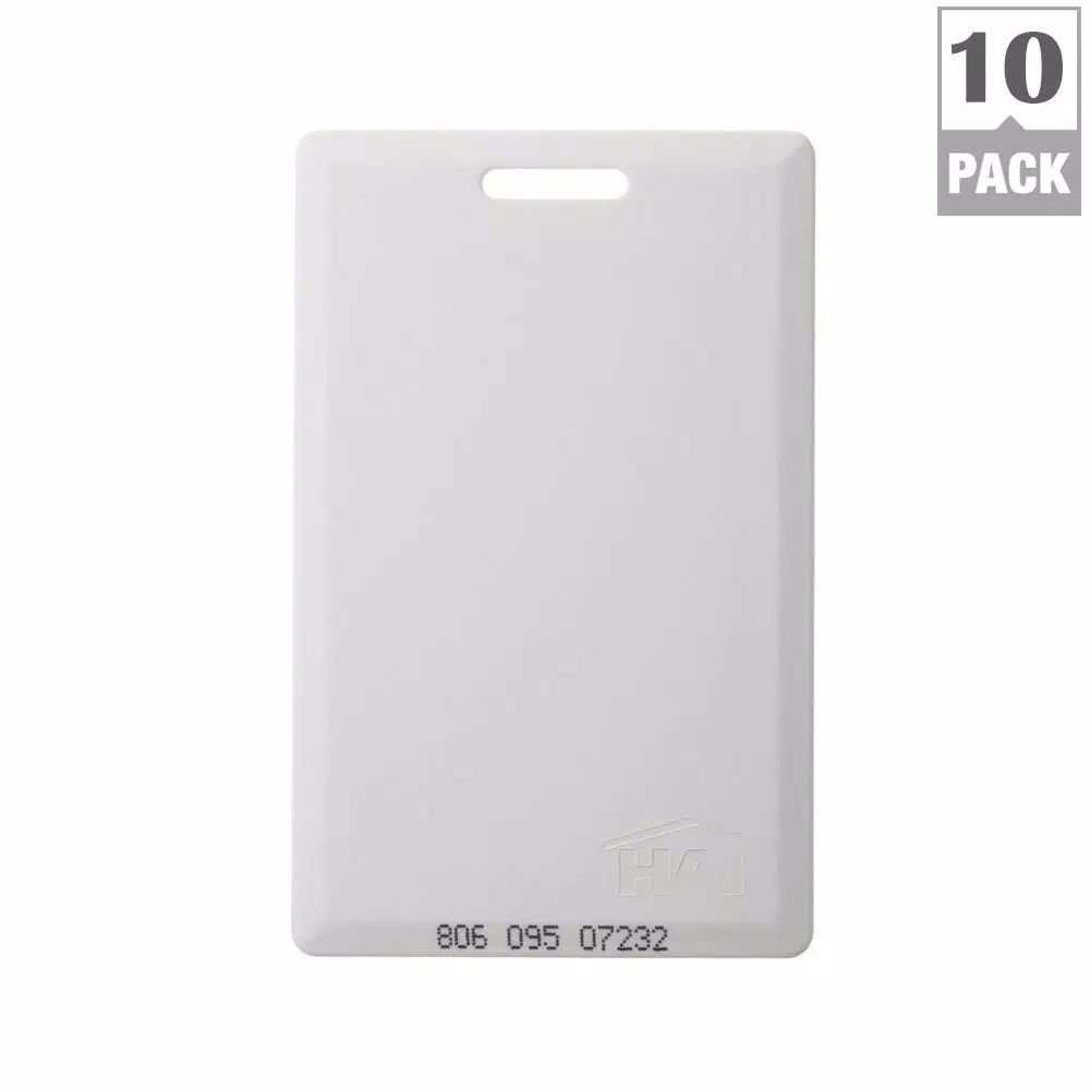 Leviton 125 KHz High Security Proximity Access Control Cards, 1.7mm Thin, 10-Pack