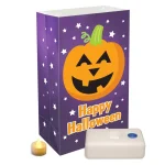 LUMABASE 12-Piece Battery Operated Pumpkin Luminaria Kit - Flameless LED Path Lights thumbnail 1