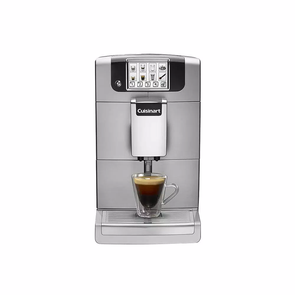 Cuisinart EM-1000 Fully Automatic Espresso Machine with Integrated Grinder, 5-Cup Capacity