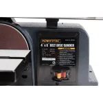POWERTEC 2-in-1 Belt and Disc Sander, 4 in. x 36 in. Belt with 6 in. Disc, 1/2 HP Induction Motor thumbnail 6