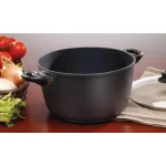 Swiss Diamond Swiss Titan 8.5 Qt. Titanium Nonstick Stock Pot with Glass Lid, Gray thumbnail 2