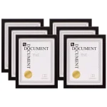 KG kieragrace KG Gallery Wood Photo Frame Set, Black, 9 x 12 in. for 8 x 10.5 in. Photos, 6-Pack thumbnail 1