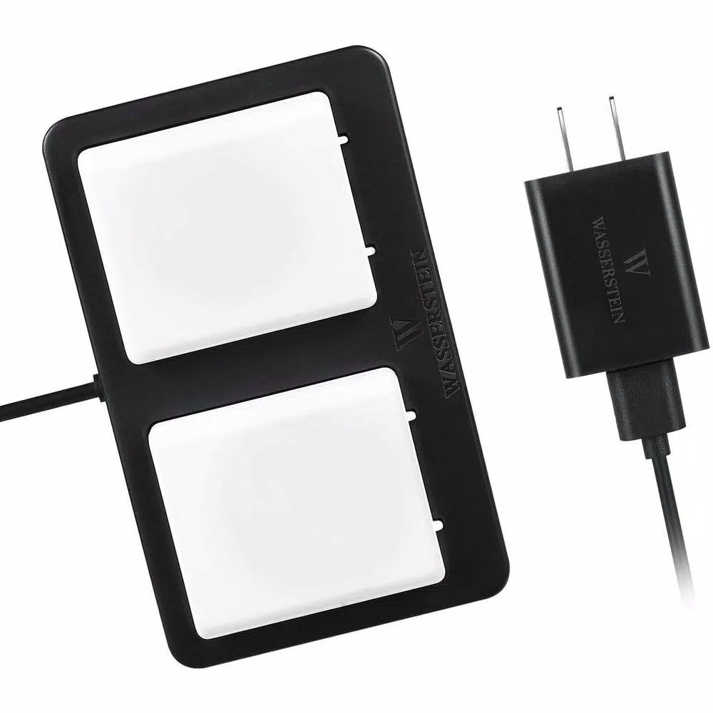 Wasserstein Charging Station for Arlo Ultra, Ultra 2, Pro 3, and Pro 4 Batteries with 3.2ft Micro USB Cable