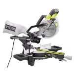 RYOBI 7-1/4 in. Sliding Compound Miter Saw with Stand, 10 Amp, 5350 RPM Kit thumbnail 3