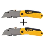 DEWALT Folding Retractable Utility Knife, 2-Pack thumbnail 1