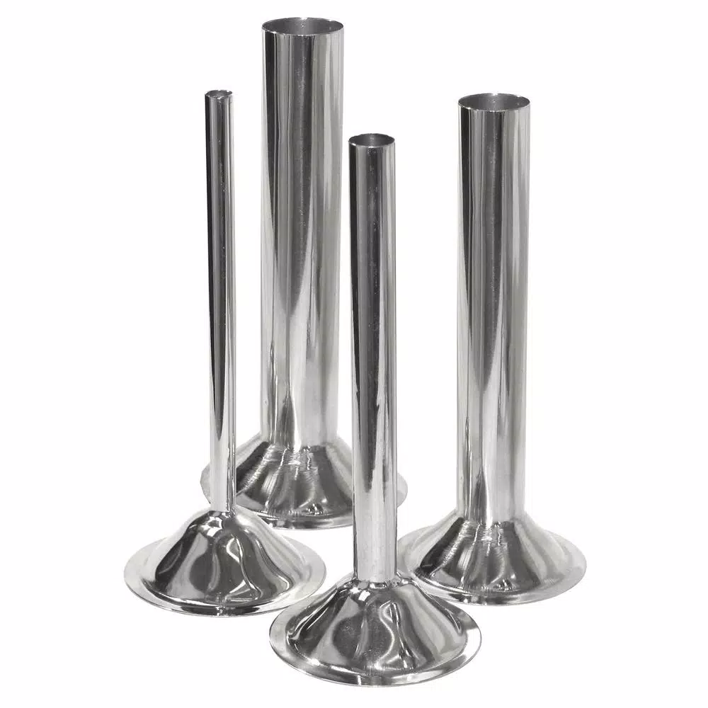 Weston 11 lb. Vertical Sausage Stuffer with Dual-Speed Gears and 4 Stainless Steel Funnels