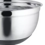 Home Basics Stainless Steel Mixing Bowl with Non-Skid Silicone Base, 2.5 Qt thumbnail 2