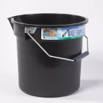 TAFCO PRODUCTS Tafco 3.5 Gal. Black Round Utility ECO Bucket, 14 Qt. Heavy-Duty Recycled Plastic Pail thumbnail 3