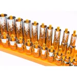 GearWrench 3-Piece Metric Socket Tray Set for 1/4 in., 3/8 in., and 1/2 in. Drives thumbnail 2