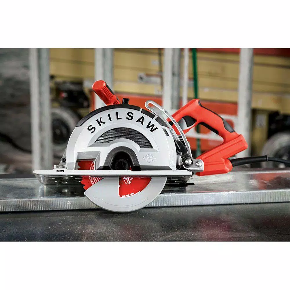 SKILSAW 8 in. Outlaw 15 Amp Corded Worm Drive Metal Saw with 42-Tooth Diablo Cermet Blade