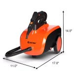 Costway 1500W Multi-Purpose Steam Cleaner Mop with 18 Versatile Accessories thumbnail 3
