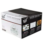 Classic Cuisine Halogen Tabletop Oven with 17 Qt Capacity and 1200W Power thumbnail 6