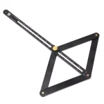 WEN 0.5 in. Aluminum Miter Saw Bevel Gauge and Corner Angle Finder thumbnail 1
