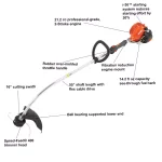 ECHO GT-225L 21.2 cc Gas 2-Stroke Curved Shaft Weed Trimmer thumbnail 2
