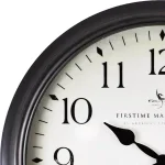 FirsTime 20 in. Avery Whisper Wall Clock - Oil Rubbed Bronze, Non-Ticking thumbnail 3