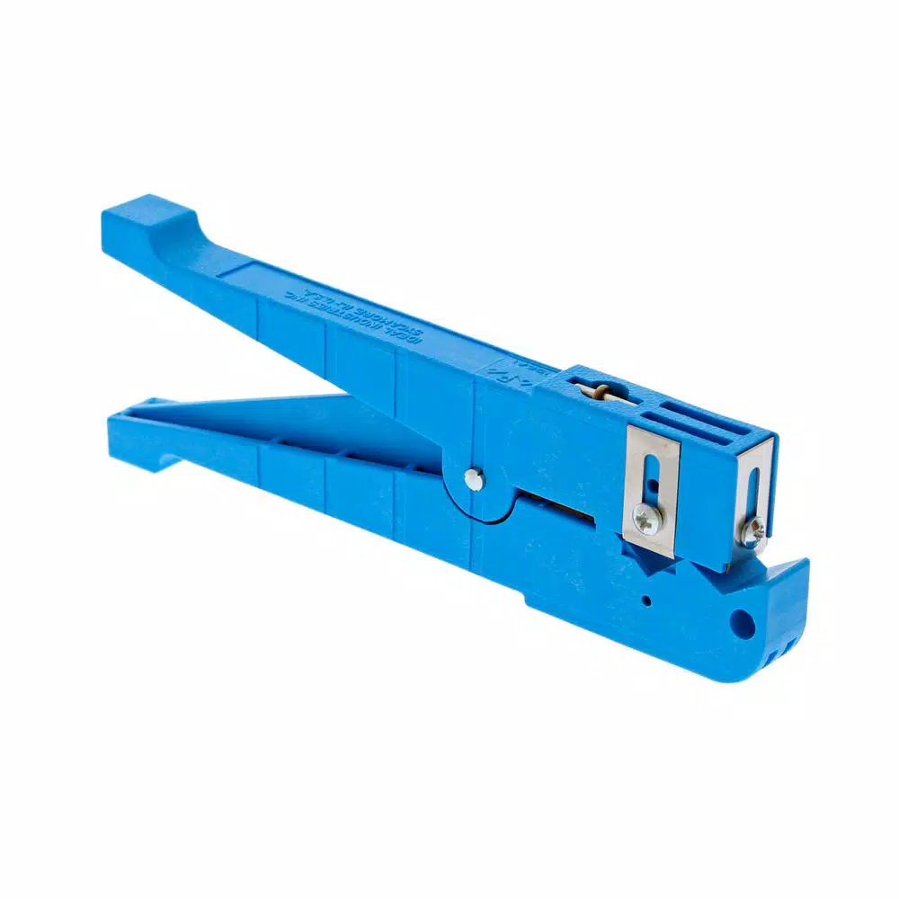Ideal Big Blue Adjustable Ringer Coax Stripper, 1/4 in. to 9/16 in., Blue