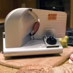 Weston 200W 7.5 in. Stainless Steel Electric Meat Slicer, Silver thumbnail 3