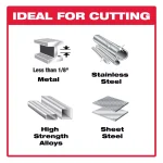 Diablo Steel Demon 6 in. Carbide Thin Metal Conduit Reciprocating Saw Blade, 12 TPI thumbnail 2
