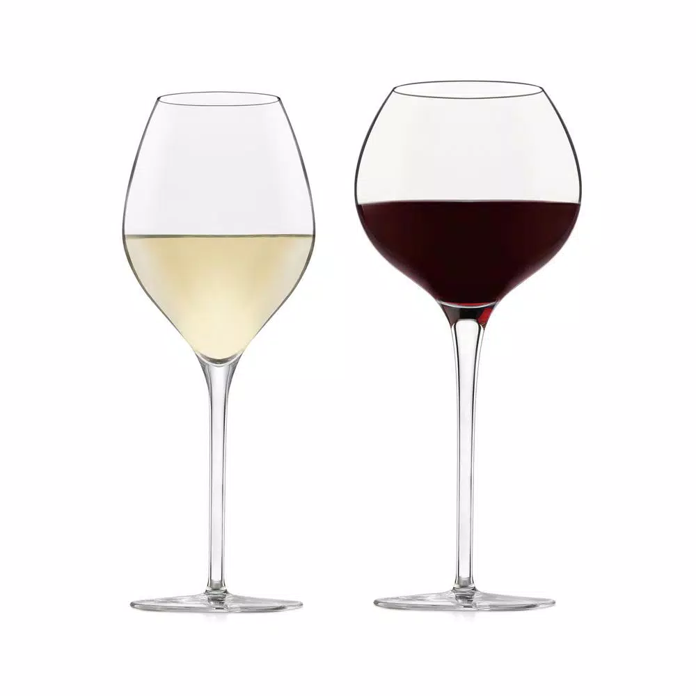 Libbey Signature Westbury 12-Piece Wine Glass Set - Red and White Stemware