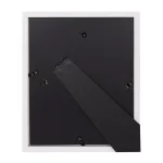 DesignOvation Gallery Wood Photo Frame Set, White Satin Finish, Matted to 5x7 in. (Set of 4) thumbnail 5