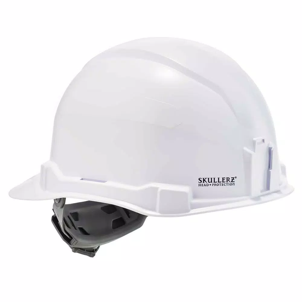 Ergodyne Skullerz 8970 Class E White Cap Style Hard Hat with Ratchet Suspension