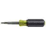 Klein Tools 11-in-1 Multi-Bit Screwdriver and Nut Driver with Schrader Valve Core Tool, Cushion Grip thumbnail 1
