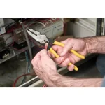 Klein Tools 9 in. High Leverage Side Cutting Pliers with Crimping Die thumbnail 3