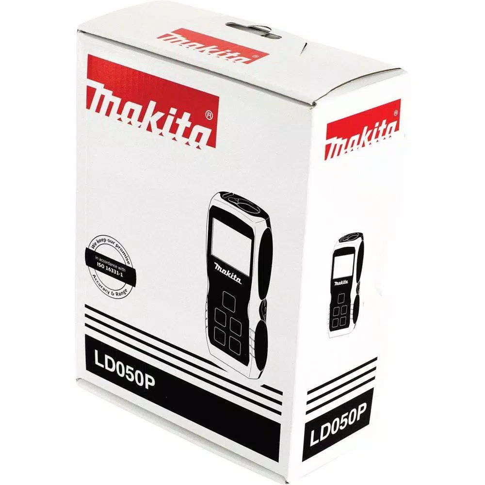 Makita LD050P 164 ft. Laser Distance Measure with IP54 Rating