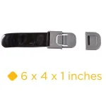 Safety 1st Multi-Purpose Appliance Lock, 2-Pack, Black/Stainless Steel thumbnail 4