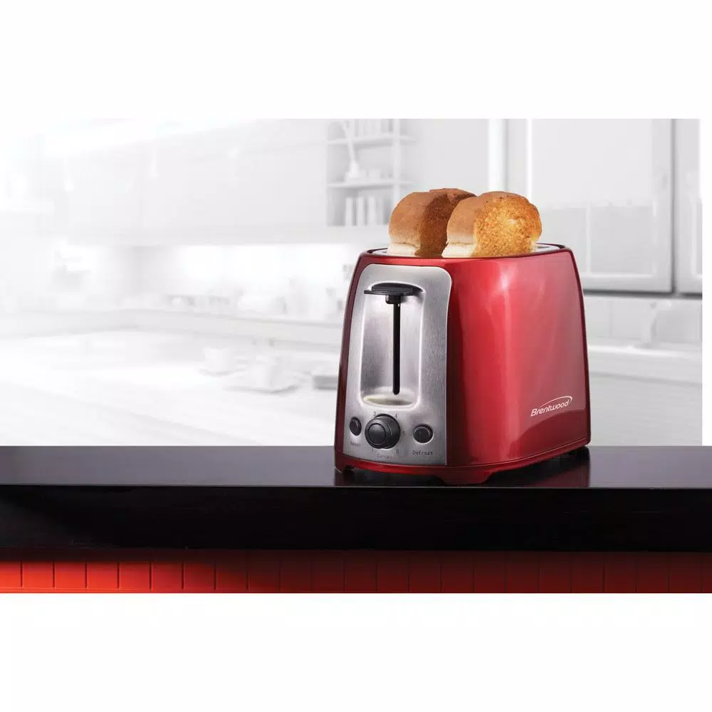 Brentwood Appliances Brentwood Red Single Serve 1-Cup Coffee Maker with Mug