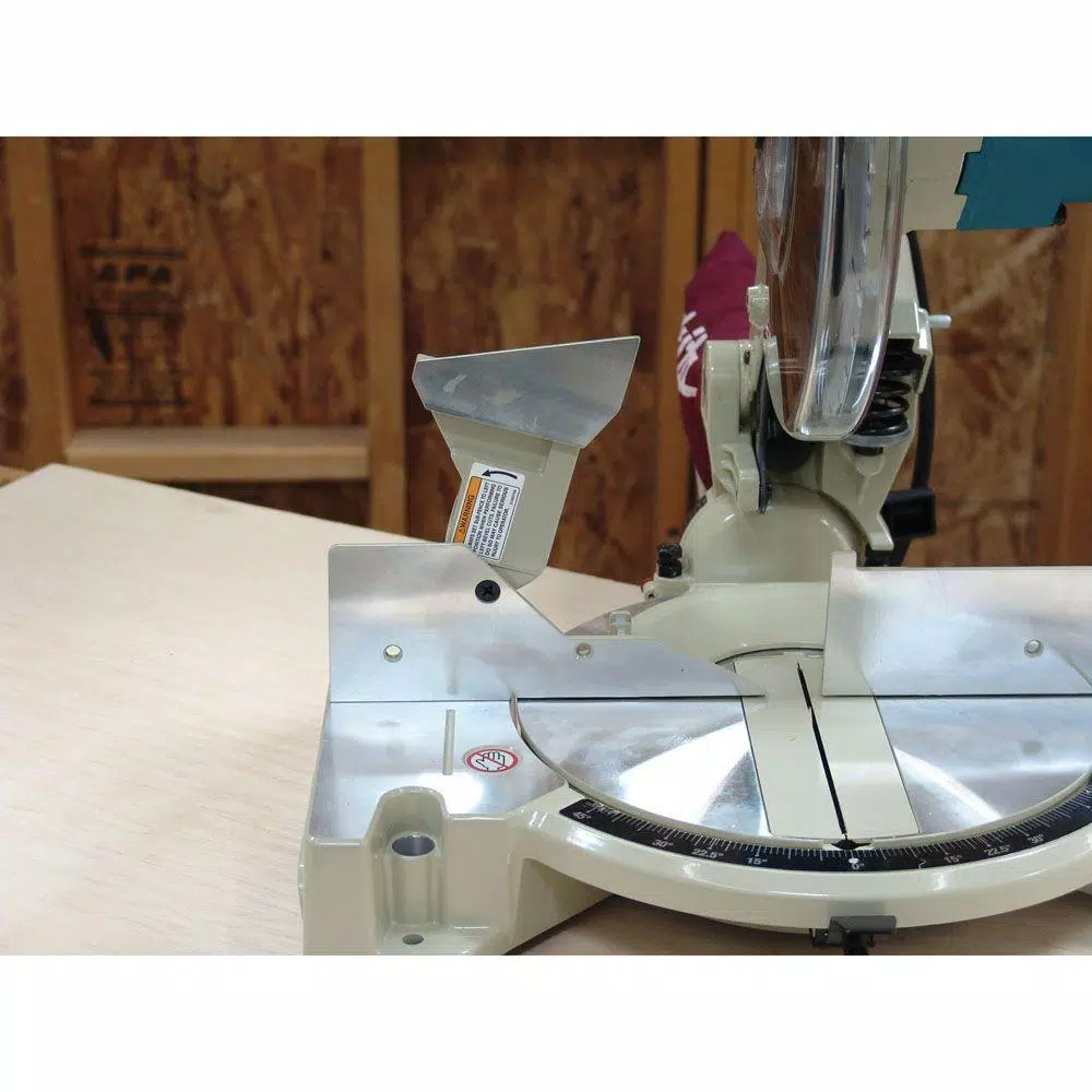 Makita 10 in. 15 Amp Corded Single Bevel Compound Miter Saw with 40T Carbide Blade