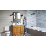 Design House Dalton Solid Oak Hand Towel Ring - Honey Oak thumbnail 8
