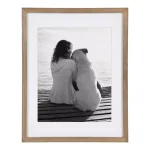 DesignOvation Design Ovation Gallery Wood Picture Frame Set, Rustic Brown, Set of 2 (Matted to 11x14 in.) thumbnail 2