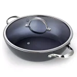 Cooks Standard 5 Qt. Hard-Anodized Aluminum Nonstick Saute Pan with Glass Lid, 12 in. thumbnail 1