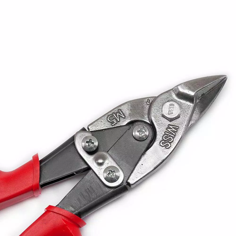 WISS Metalmaster Bulldog Snips, 9.75 in. Straight-Cut for Heavy Stock