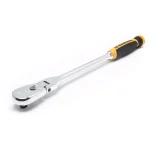 GearWrench 1/2 in. Drive 17 in. 90-Tooth Dual Material Flex Head Teardrop Ratchet thumbnail 3