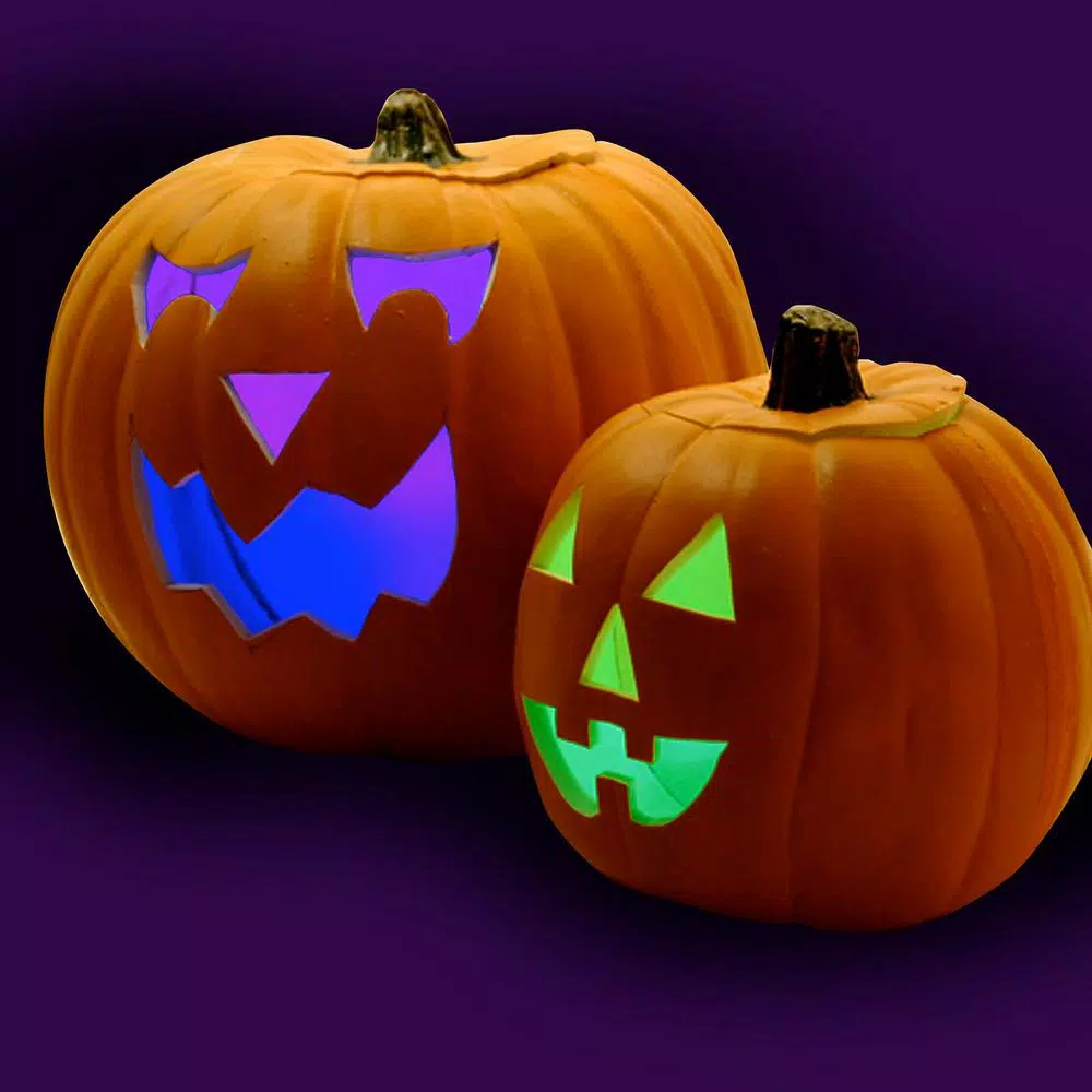 LUMABASE Color Changing LED Lights with Timer, Battery Operated, Set of 6