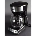 Total Chef 12-Cup Programmable Drip Coffee Maker with Glass Carafe, LCD Display, and Auto Shut-Off - Black/Silver thumbnail 3